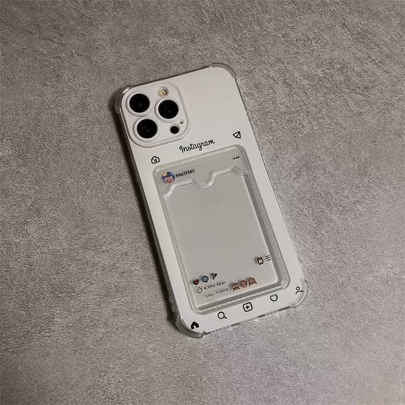 Personalized clear silicone phone case with custom photo design, compatible with various smartphone models.