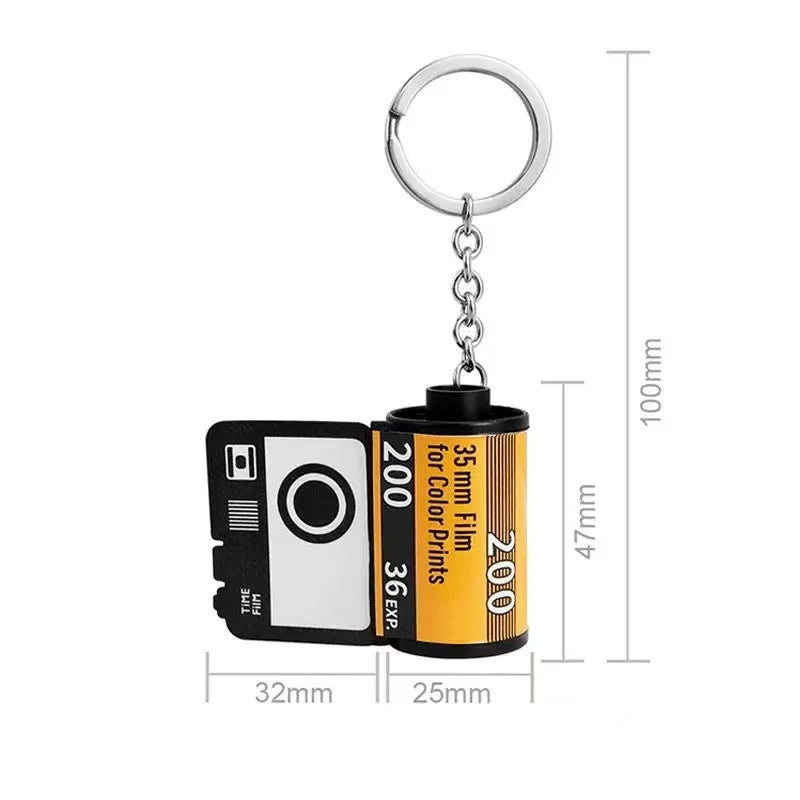 Memory film roll album by Miniic Shop, creative DIY photo gift with colorful film roll design and customizable pages.