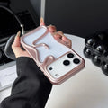Miniic Shop 3D Snake Hollow phone case, ultra-thin and lightweight with a textured snake design for a bare feel.