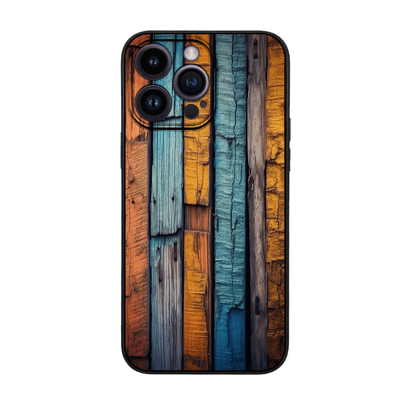 Applicable to Apple 12 retro oil painting wind carpet hair protective case mobile phone case pattern DIY