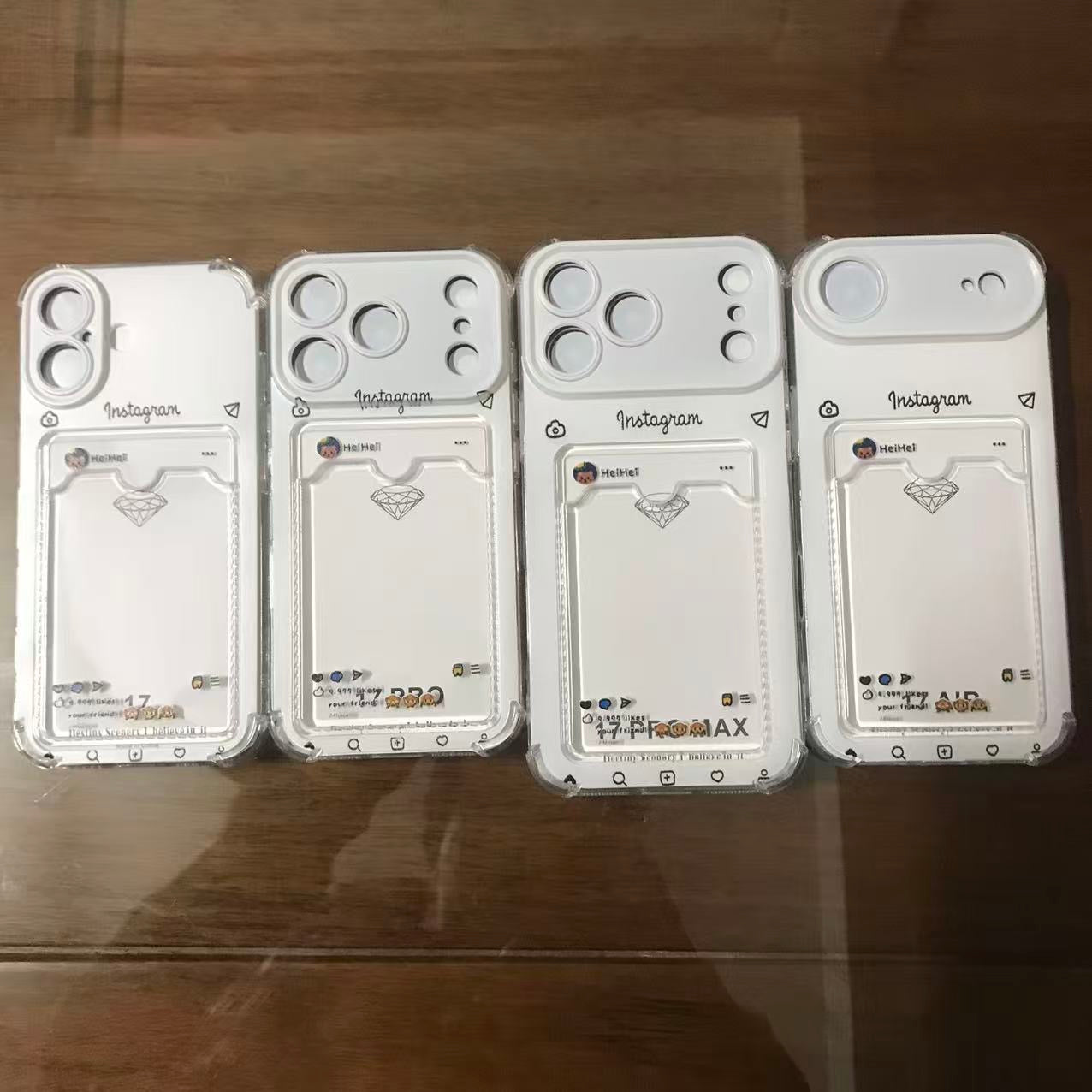 Custom photo phone case by Miniic Shop, personalized clear silicone cover with a user’s photo design on a smartphone.